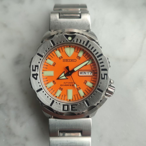 Seiko Orange Monster SKX781 Automatic Dive Watch 200M