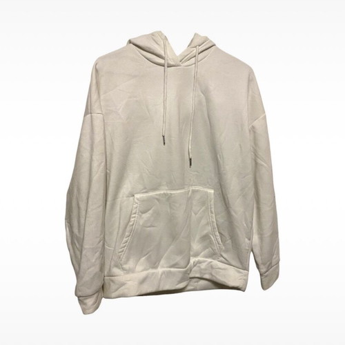 Shein white sweatshirt with back design like new, size M