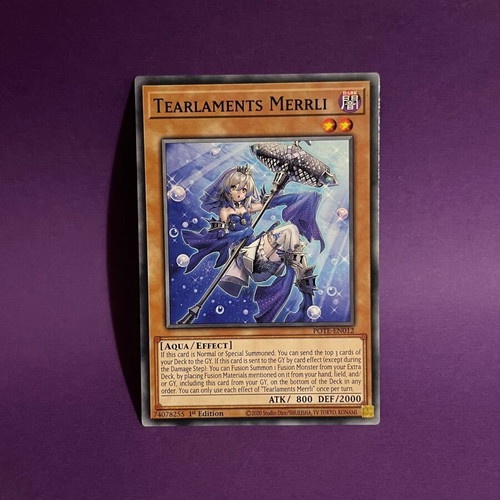 Tearlaments Merrli Yu-Gi-Oh! Card like new