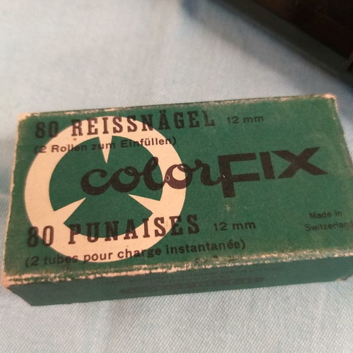 Stapler used rare 1930s Swiss made with pins