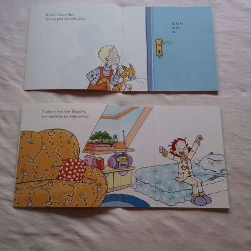 Educational storybook booklets new, healthy nutrition and household
