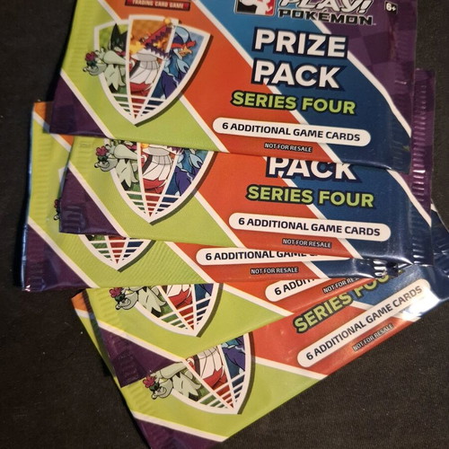 Pokemon Series 4 booster packs like new, authentic