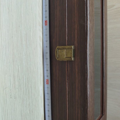 Watch storage case new, brown with 6 compartments