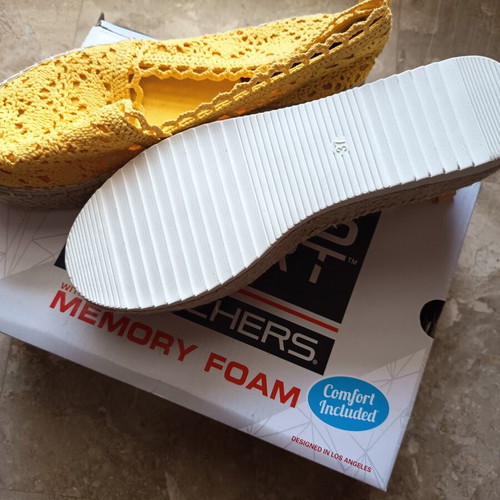 Yellow espadrilles new, size 37