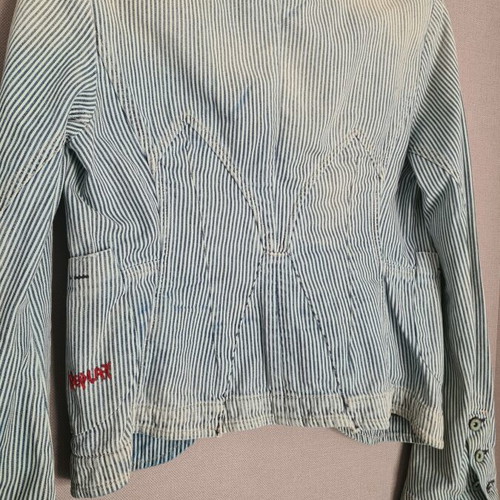 Replay vintage distressed denim jacket, blue