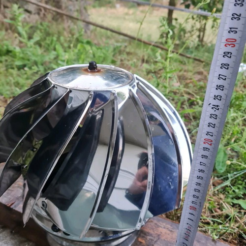 Rotary chimney cap used Ø150 mm stainless steel for wood stove