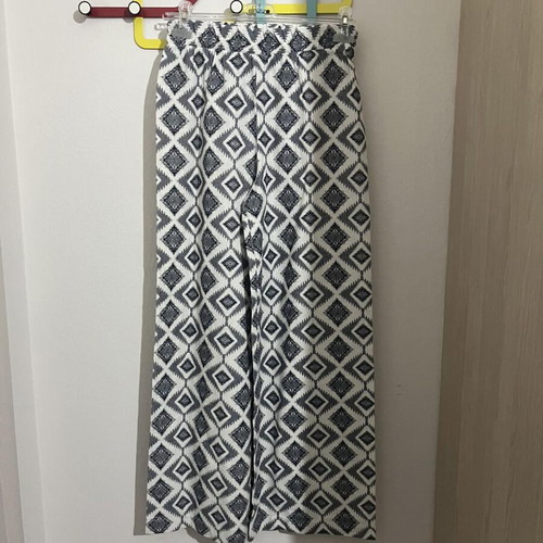 Summer cotton set white and blue, new
