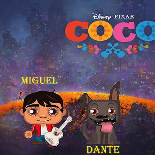 Coco Miguel and Dante figures new