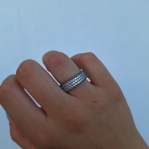 Pandora ring size 56 like new, silver