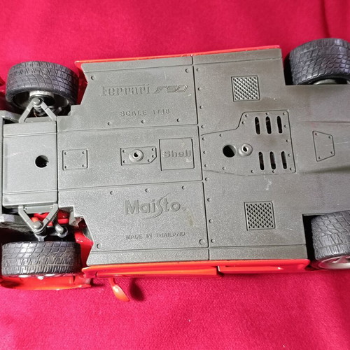 Ferrari F50 Shell Maisto μεταχειρισμένο μεταλλικό μοντέλο κλίμακας 1/18