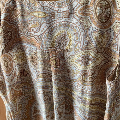 Zara women's tunic new with paisley pattern, size M