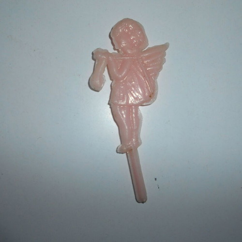 Plastic angel used, base from 1960s toothpick