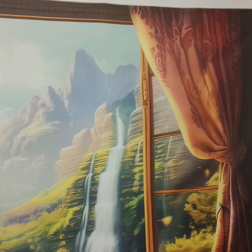 Painting canvas like new without stretcher 1.40×2.00