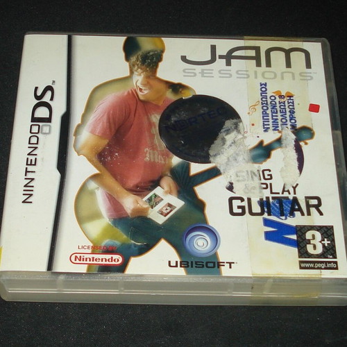 Jam Sessions Sing and Play Guitar Nintendo DS game used with manual