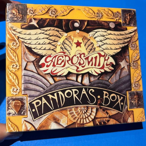 Aerosmith Pandora's Box CD set used, rock collection 3 CDs