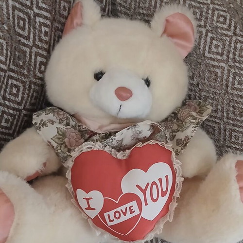 Large plush teddy bear 35 cm like new