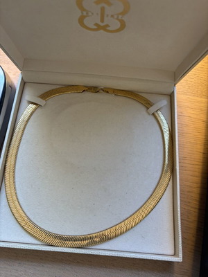 Heringbone Chain 18K Gold MMIJEWLLERS New