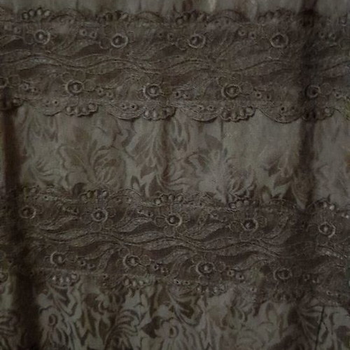 Black blouse with lace