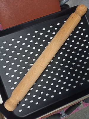 Wooden rolling pin large new