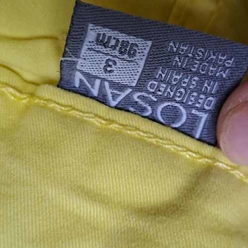 Summer kids set used, 2-3 years, yellow Losan