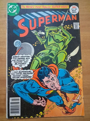 Superman 309 comic book used, good condition