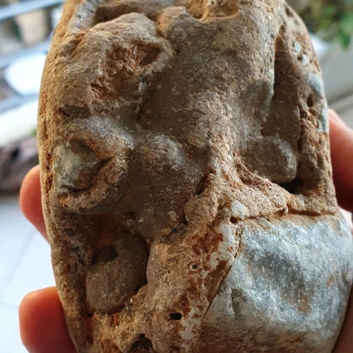 Raw agate from Evros beach 13cm new