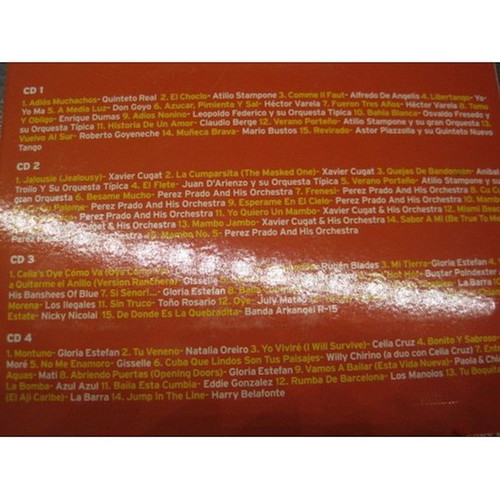 Latin Ballroom 4CD The Gold Party Collection like new