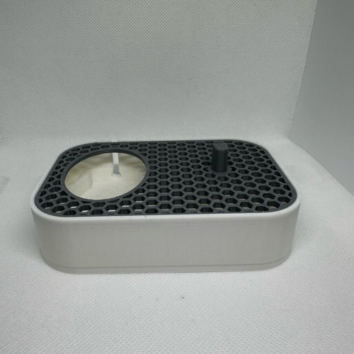 Oral-B toothbrush holder like new, minimal gray design