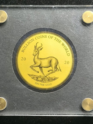 Krugerrand 1/200oz commemorative gold coin .999 new