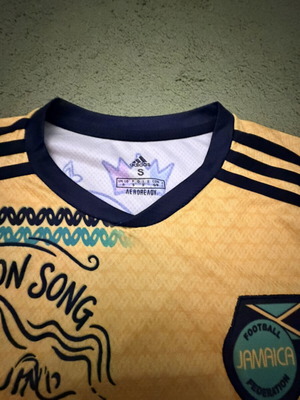 Adidas Bob Marley limited edition sports jersey, size S