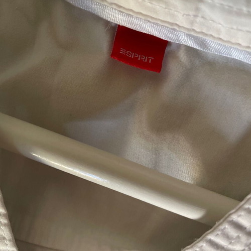 Esprit white shirt size L like new with loose tag