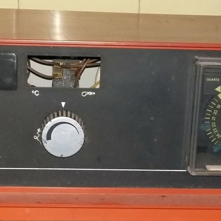 Oil burners and boiler panels used