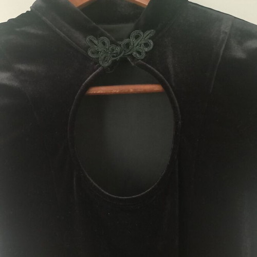 Urban Outfitters velvet black bodysuit, small, like new