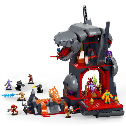 Mattel Brick Shop Masters of the Universe Clash at Snake Mountain set new
