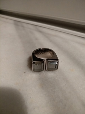 D&G stainless steel ring like new
