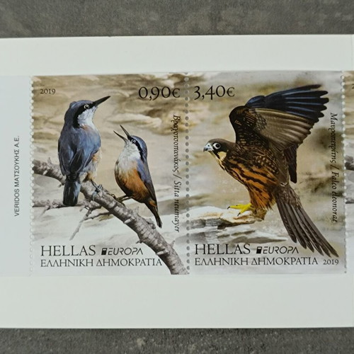 Europa 2019 Complete Stamp Series new, mint condition lux