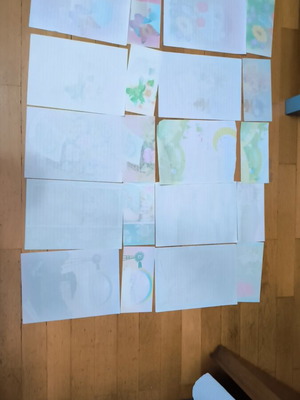 Letter sets used, pack of ten