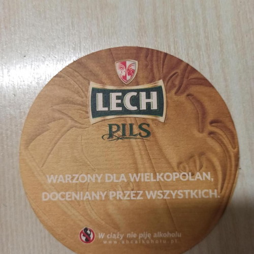 POLAND BEER COASTER LECH UNUSED