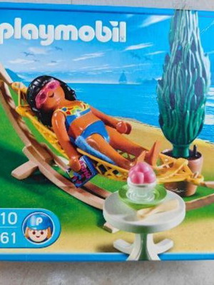Playmobil 4861 Woman with Hammock Summer Fun new sealed