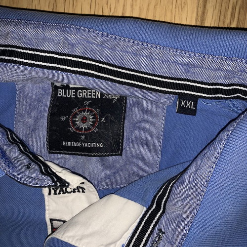 Blue Green Vintage shirt XXL used, blue