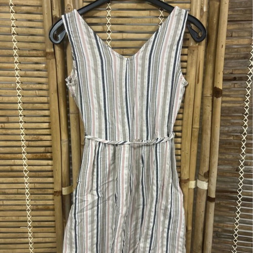 LCW Casual striped sleeveless dress, size S