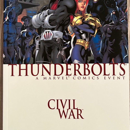 Civil War volume Thunderbolts Marvel like new, in English