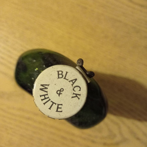 Black & White Scotland collectible bottle used