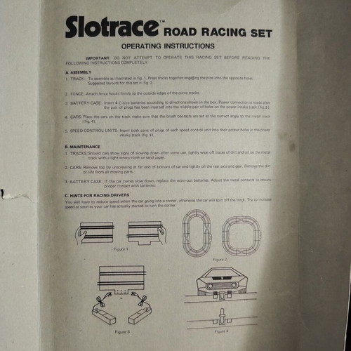 Slotrace Super Car Racing Set 90s like new