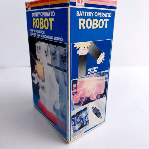 Besford Robot new from 70s-80s decade, functional sounds and lights