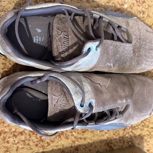 Puma women's sneakers used, EU 37, grey and light blue