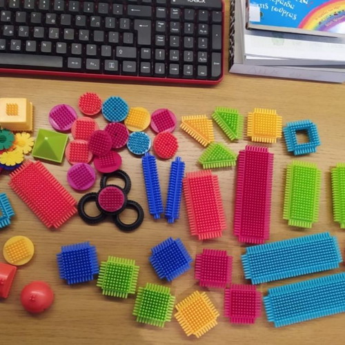 Bristles wedge blocks used, 60 pieces, from 2+ years