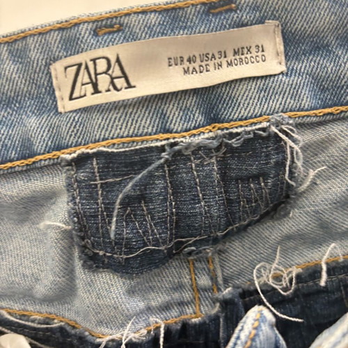 Zara denim bermuda shorts men's size 40 like new