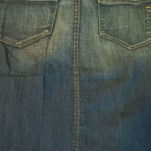 Diesel asymmetric midi denim skirt like new, size S, blue