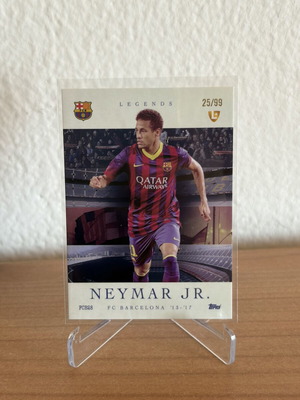 Neymar Jr. /99 Rare Legends Subset FC Barcelona Topps Total Football 2026 card new